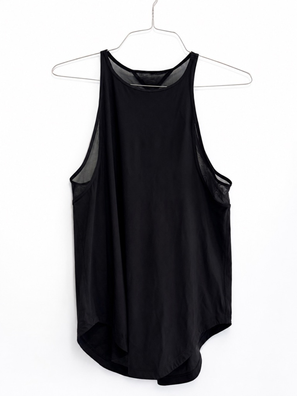 Lululemon Black Mesh Back Workout Racerback Tank Top